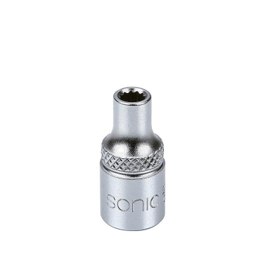 Sonic 1/4” fatning, 12 firkantet, 4 mm 21804