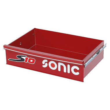 Sonic S10 stor skuffe, rød, L577 x B377 x H140mm 47319