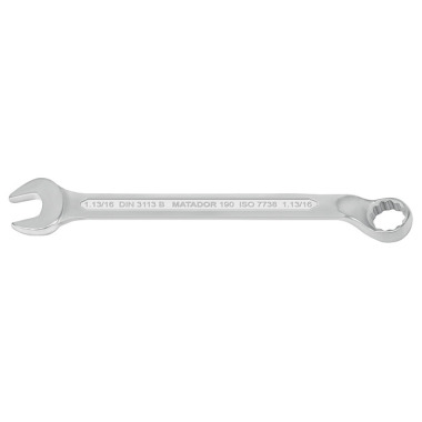 MATADOR Combination Spanners, DIN 3113 B 1.13/16 AF 0190 8025