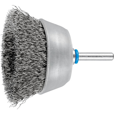 PFERD Cup brush with shaft, knotless TBU 7015/6 INOX 0.30 43211205