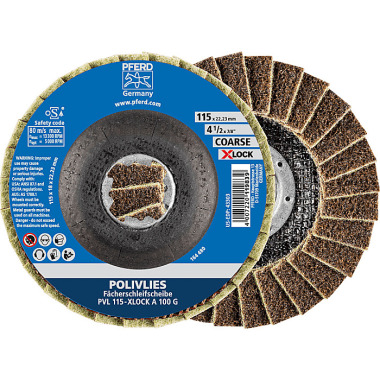 PFERD POLIVLIES klapskive PVL 115-X-LOCK A 100 G 44694201