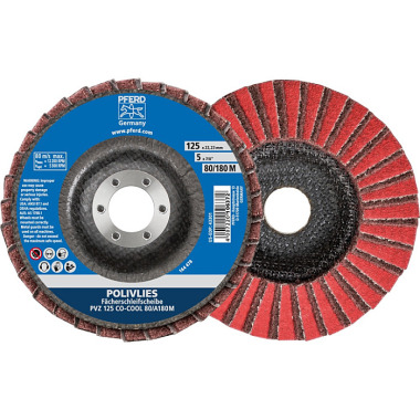 PFERD POLIVLIES flap disc PVZ 115 CO-COOL 60 / A 100 G 44695101