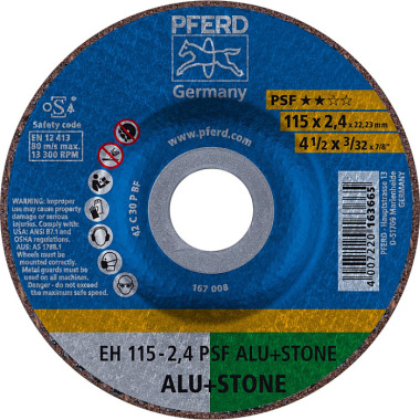 PFERD Cutting disc EH 115-2.4 PSF ALU+STONE 61830122