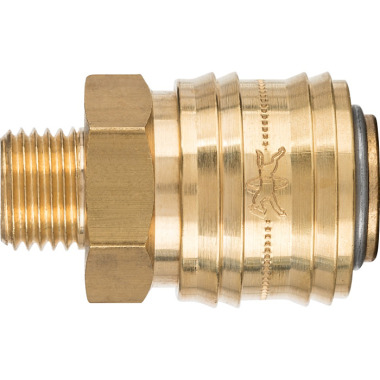 PFERD Self-closing valve coupling with external thread VKA 1/4 80801065