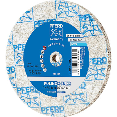 PFERD POLINOX kompakt slibeskive PNER-MW 7506-6 AF 44691422