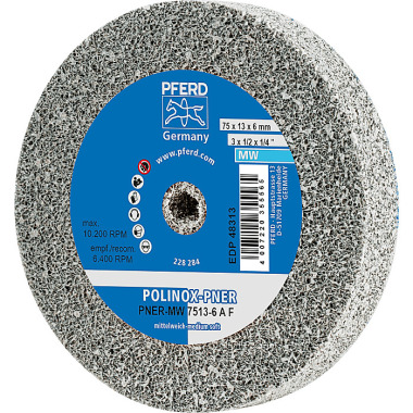 PFERD POLINOX kompakt slibeskive PNER-MW 7513-6 AF 44691442