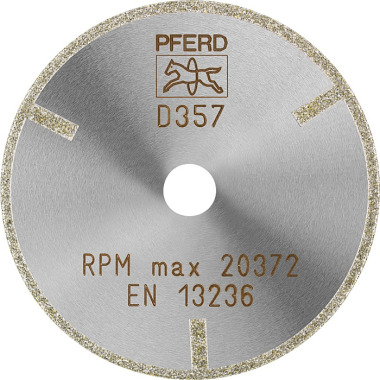 PFERD Diamond cutting disc D1A1R 75-2-10 D 357 GAG 68407103