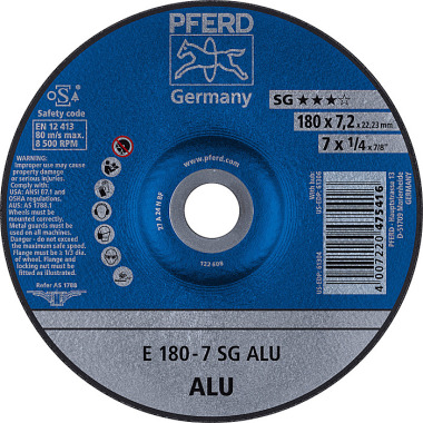 PFERD Slibeskive E 180-7 SG ALU 62217622