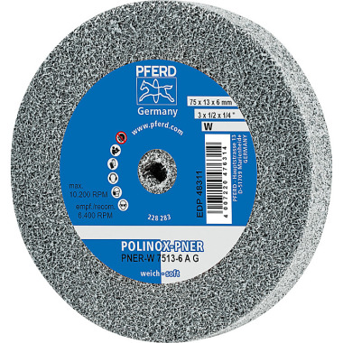 PFERD POLINOX kompakt slibeskive PNER-W 7513-6 AG 44691641