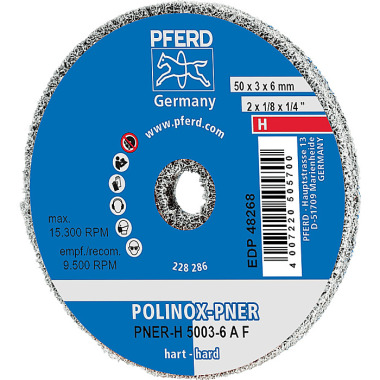 PFERD POLINOX kompakt slibeskive PNER-H 5003-6 AF 44691005