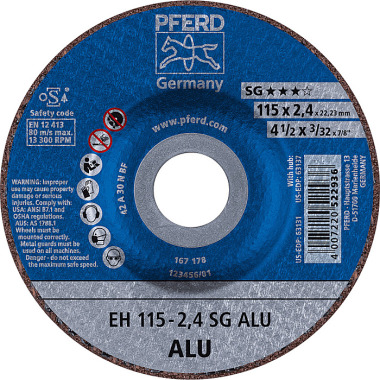 PFERD Cutting disc EH 115-2.4 SG ALU 61340312