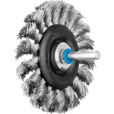 PFERD Round brush with shaft, knotted RBG 7012/6 INOX 0.35 43107013