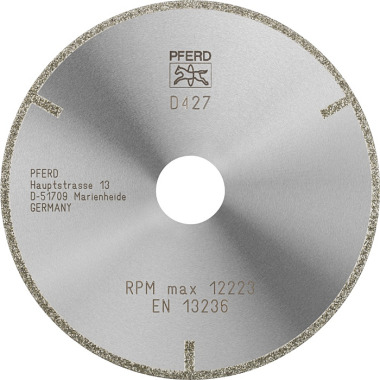 PFERD Diamond cutting disc D1A1R 125-2-22.23 D 427 GAG 68412238