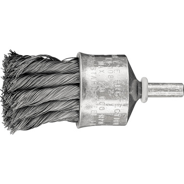 PFERD End brush with shaft, knotted PBG 3028/6 ST 0.25 43209011