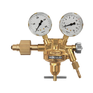 Riegler Flasketrykregulator, 300 bar, nitrogen, arbejdstryk 0 - 10 bar 101286