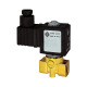 Riegler 2/2-MV, MS, NC, direkte, 24V DC, 8W, FKM, G1/4, PN0-2bar 102895