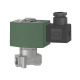 Riegler 2/2-vejs MV., ES, NBR, NC, direkte, 230 V, 50-60 Hz, NPT 1/8, PN 0-25 bar 102969