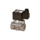 Riegler 2/2-vejs MV., ES, NBR, NC, tvunget, 24 V DC, G 3/4, PN 0-3 bar 102982