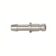 Riegler Indstikstuds til koblinger NW 2.7, forniklet messing, tud LW 4 107098