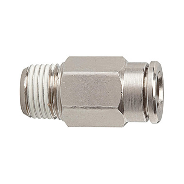 Riegler Lige push-in fitting »metallica«, R 1/8 a., slange Ø 8 108884