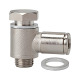 Riegler L push-in fitting »metallica«, M5 a., slange Ø 4, MS vern. 108950