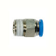 Riegler Lige push-in fitting »Blue Series«, R 1/8 a., slange Ø 4 109134