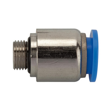 Riegler Lige push-in-fitting »Blue series«, rund, M5 udvendig Ø 4 mm 109154