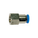 Riegler Lige push-in-fitting »Blue series«, M5 indvendig, Ø 6 mm 109194