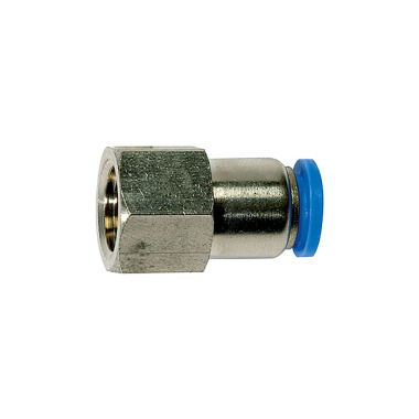 Riegler Lige push-in fitting »Blue Series«, G 1/4 indvendig, Ø 6 mm 109200