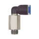 Riegler Push-in L-fitting »Blue series« lang, drejelig, R 1/8 a., Ø 4mm 109320