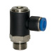 Riegler L push-in fitting »Blue Series«, drejelig, G 1/8 a., L=22,5mm 109391