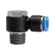 Riegler Push-in L-fitting »Blue series« drejelig, R1/8 a., max.15, Ø4mm 109421