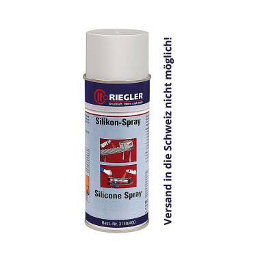 Riegler silikonespray, temperatur -50°C til 250°C, 400 ml 114574