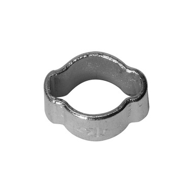 Riegler 2-ear clamp »blow line« galvaniseret stål, spændingsområde 43-46 mm 115436