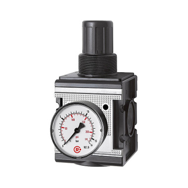 Riegler Trykregulator »multifix«, inklusive trykmåler, BG 4, G 1, 0,1 - 3 bar 133101