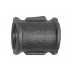 Riegler Socket 270, Rp 3/8 i., Rp 3/8 i., deformerbart støbejern sort 133718