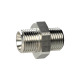 Riegler Dobbelt gevindnippel, M24x1,5 a., M24x1,5 a., SW 28, MS forniklet 134775