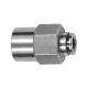 Riegler Lige push-in fitting, G 1/8 hun, slange Ø 4, ES 1.4404 135091