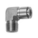 Riegler L push-in fitting, R 1/8 a., til slange udvendig Ø 4, ES 1.4404 135156