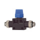 Riegler 3/2-vejs ventil »Blue Series«, han/hun G 3/8x1/4 plast/MS forniklet 135947