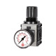 Riegler trykregulator, dvs. DV »FUTURA-mini«, standard mano., G 1/4, 0,1-4 bar 142402