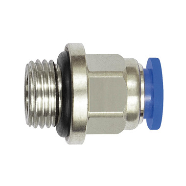 Riegler Lige push-in fitting »Blue Series« mini, M3 a., slange Ø 3 148783