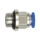 Riegler Lige push-in-fitting »Blue series« mini, M3 a., rør Ø 3 148783