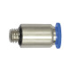 Riegler Lige push-in fitting »Blue Series« mini, rund, M3 148799