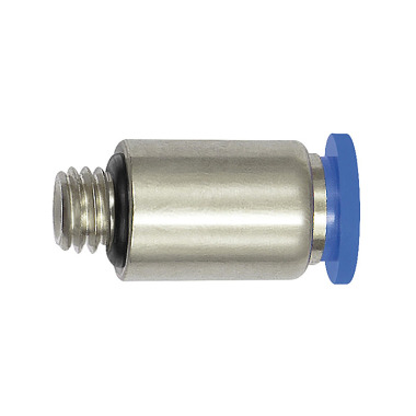 Riegler Lige push-in fitting »Blue Series« mini, rund, M6 148806