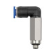 Riegler L push-in fitting »Blue Series« mini, lang, drejelig, M3 148827