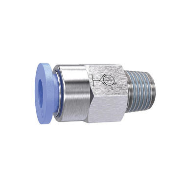 Riegler Lige push-in fitting »Blue Series« selvlåsende, R 1/2 a. 151459