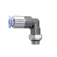 Riegler Push-in L-fitting »Blue series«, selvlukkende, M5 udvendig 151461