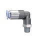 Riegler Push-in L-fitting »Blue series«, selvlukkende, R 1/8 han 151474