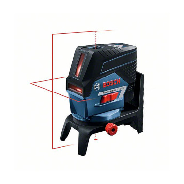 Bosch Kombilaser GCL 2-50 C, mit 4 x 1,5-V-LR6-(AA)-Batterien, Akku-Adapter, RM 2 0601066G00